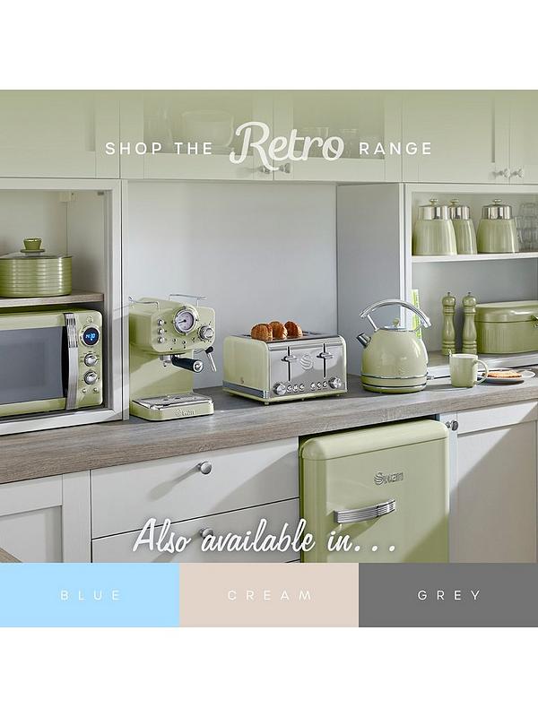 Swan SR11020GNE Retro Style Fridge Freezer - Green - Image 7
